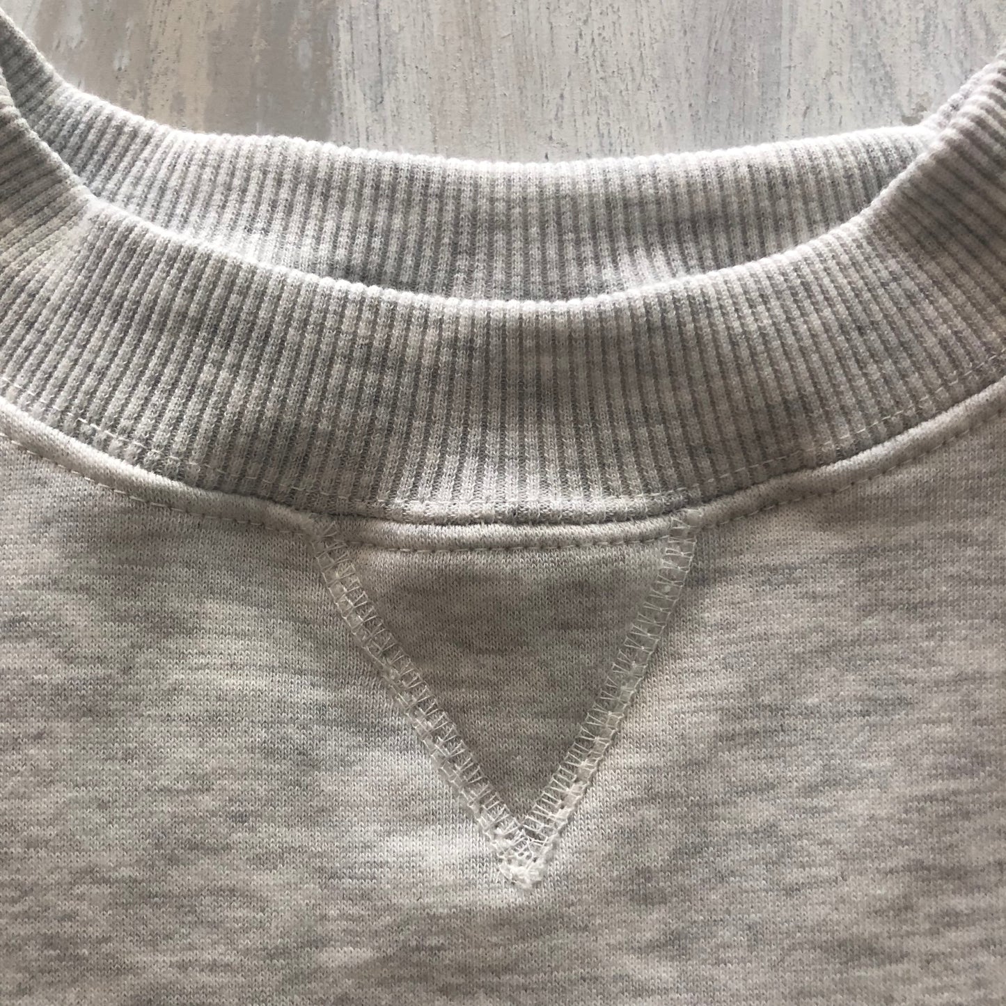 Snow Marle Unisex Crew Neck - Grey Text