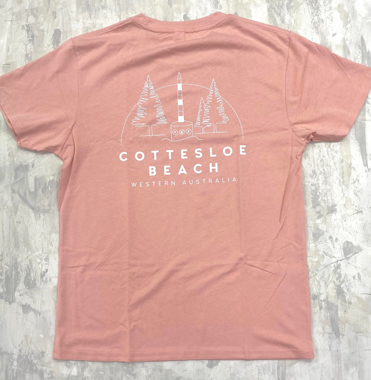 Dusty Pink Unisex T-Shirts - White Back Logo