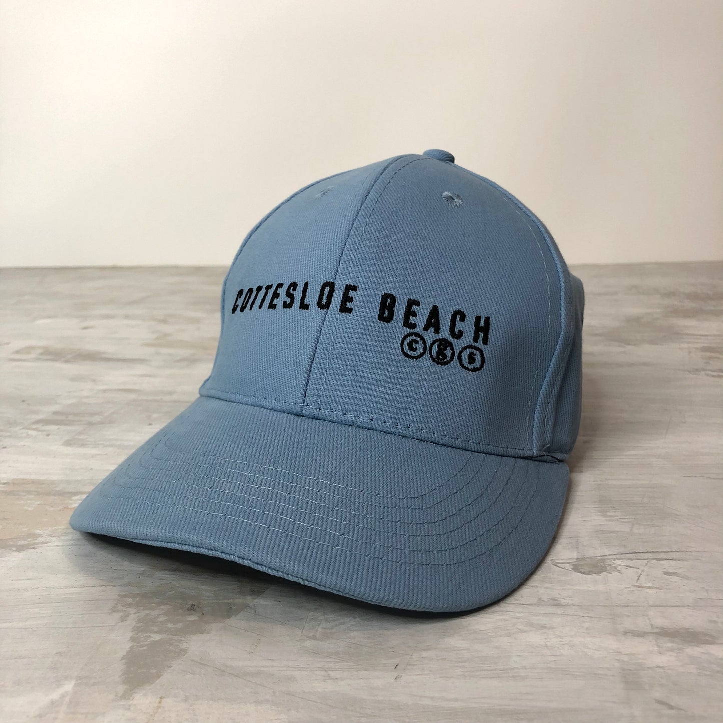 Sky Blue Cap -  Black Text