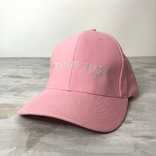 Light Pink Cap - White Text