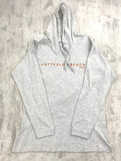 Snow Marle Hooded T-Shirts - Orange Text