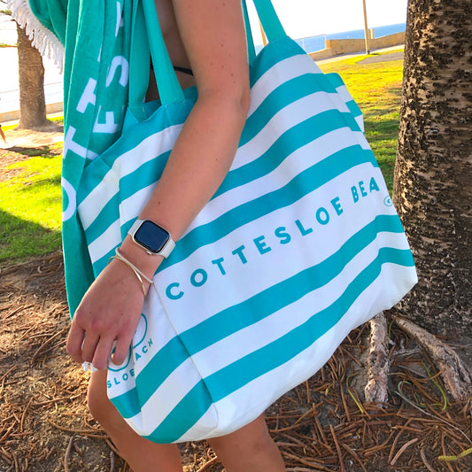 Cottesloe Beach Tote - Turquoise