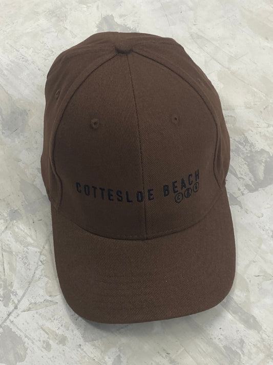 Brown Cap -  Black Text