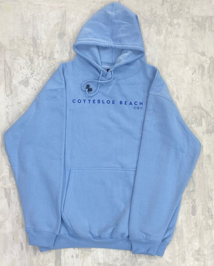 Sky Blue Unisex Hoodie - Blue Back Logo